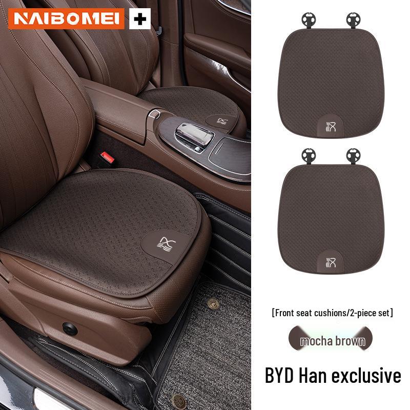 BYD Han EV Car Seat Cushion - Universal, Breathable, Four Seasons Pad with Back Support