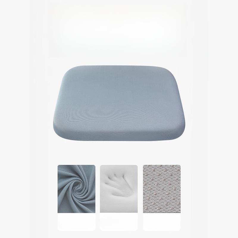 Нескользящая подушка для сидения при геморрое, отскакивающая подушка для стула для длительного сидения, подушка для автомобильного сиденья, ишиас 40*40*4cm синий