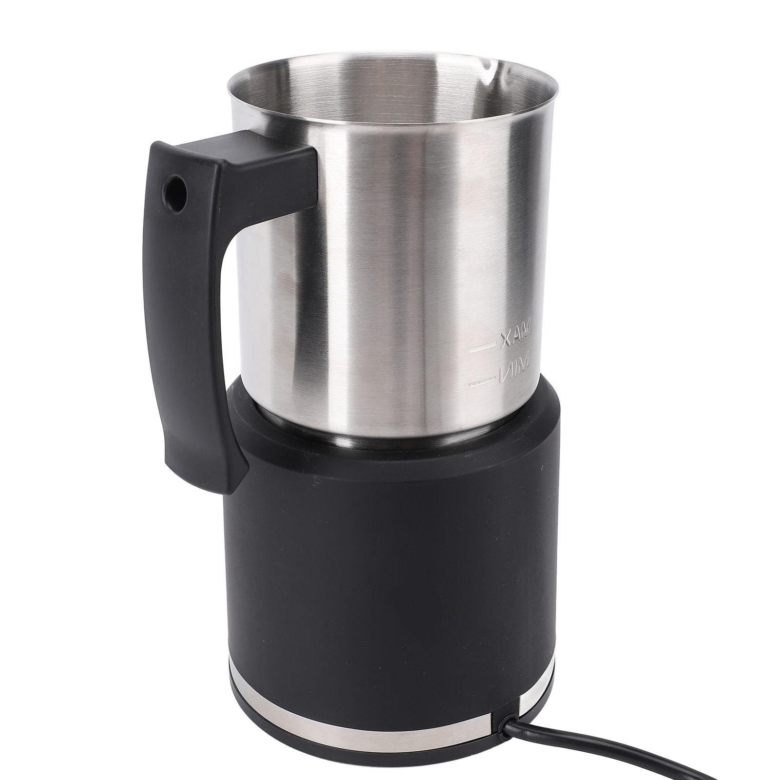 Mousseur à Lait Électrique 4 en 1 Acier Inoxydable Grande Capacité Amovible Électrique Chaud Froid Machine à Mousse pour Café
