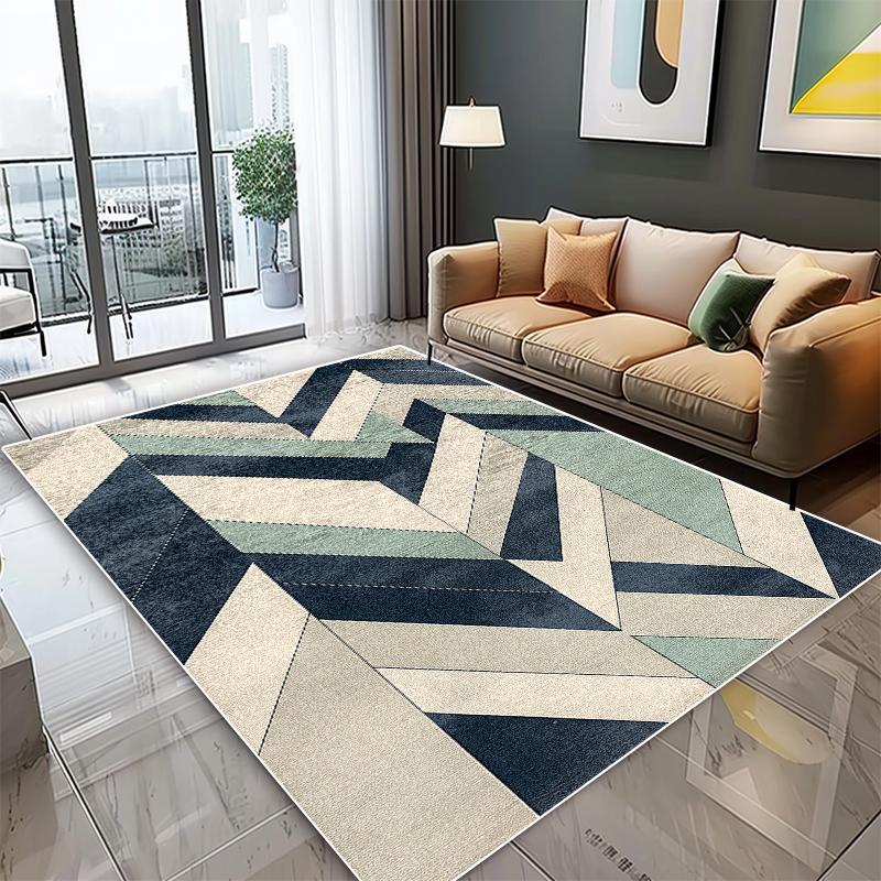 Modern Geometric Style Large Carpet Nordic Living Room Decor Home Bedroom Area Rugs Lounge Study Washable Non-slip Floor Mats