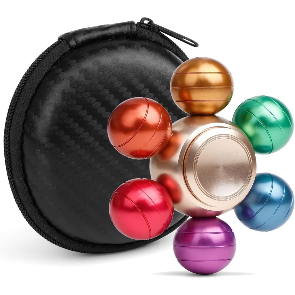 Cooles magisches Zappelball-Spinner-Spielzeug aus Metall, Stress-Hand-Finger-Spinner, Zappeln, Anti-Angst-Fokus, Edelstahl-Spielzeug, Fingerspitzen-Gyro, Stressabbau