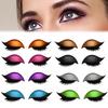 1/2/3/4/5 Pairs Lazy Eye Shadow Eyelash Patch 2-in-1 Eyeshadow Eyelashes Makeup Stickers Reusable Eye Makeup Stickers with False Lashes Shadow