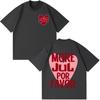 Rapper Jul Fashion Print Tshirt Unisex Unisex Aesthetic Trend T Shirt Shortsleeved Loose Casual Cotton Oversized Tshirt Streetwear