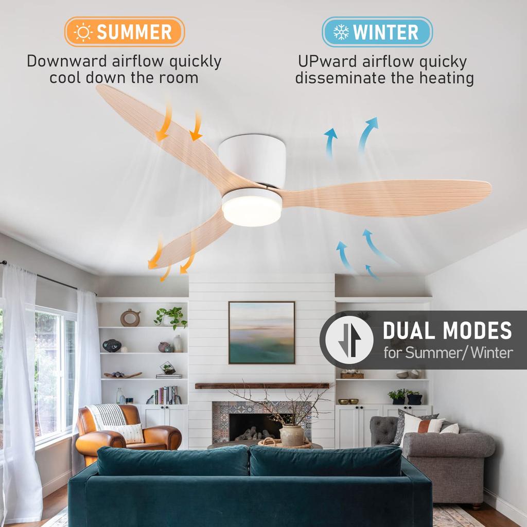 IRALAN Modern Ceiling Lamp With Fan Infinitely Adjustable Lighting Without Noise Decoration Home For Living Room Bedroom