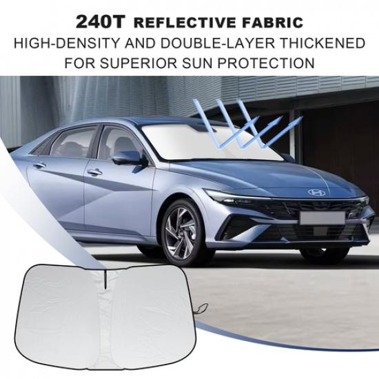 Windshield Sun Shade UV Block Shield For Hyundai Elantra -2025 Sun Visor