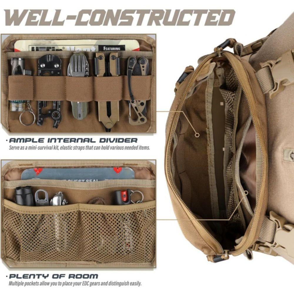 Multi-Functional Backpack Equipped with System Recon Kit Bag Training Suit Fanny Pack Cycling