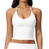 Introducing the Stylish Women's Quick-Dry Yoga Tank Top: Beautiful Design, Perfect for Fitness & Sports.