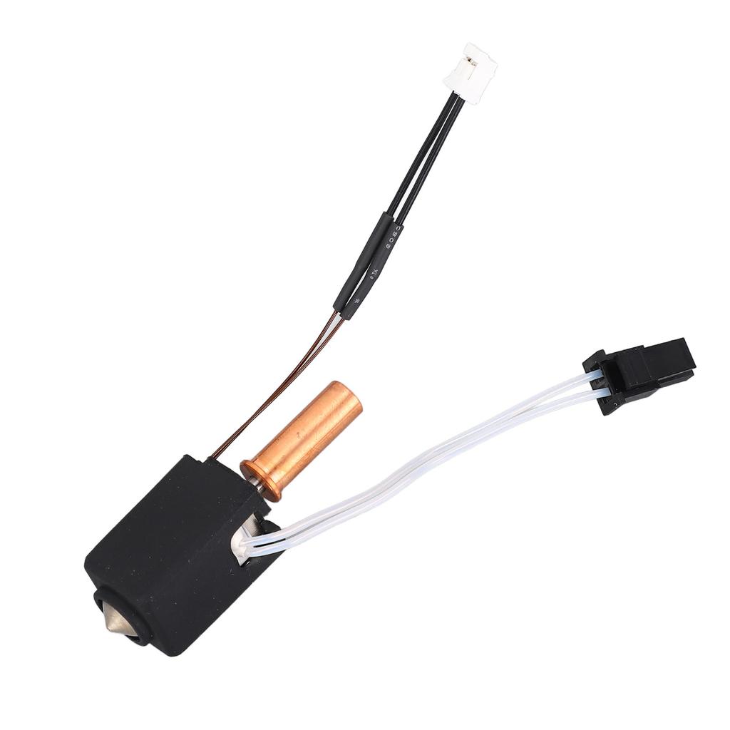 3D Printer Hotend Kit 0.4mm Nozzle Bimetal Throat Print Head Extruder Hotend Replacement Kit for