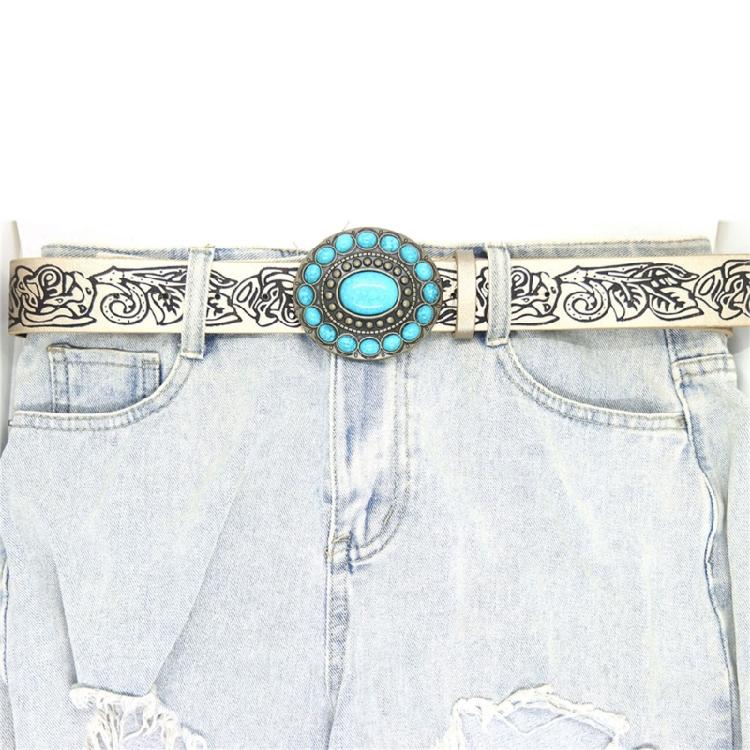 Waist Chain Jeweled Embossed Chain Rock and Roll Cool Cowboy Waist Belt