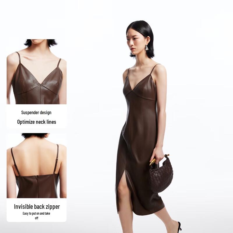 VEROMODA V-Neck Backless Strappy Split Midi Dress