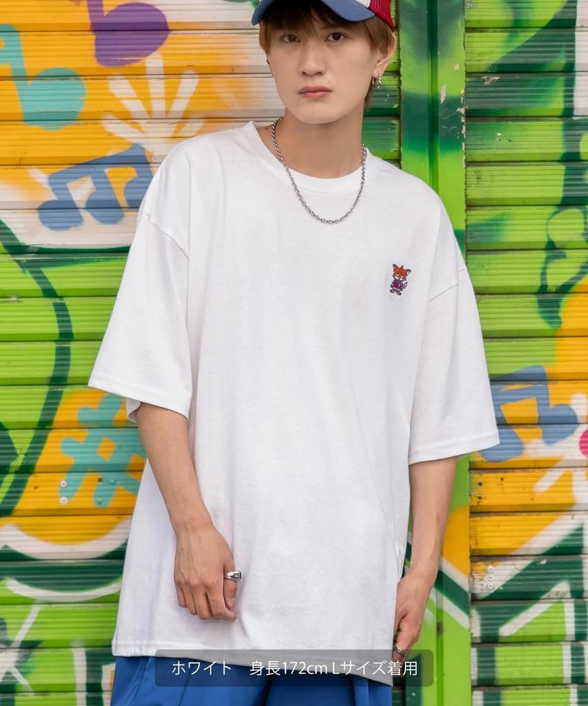 IMPROMES Casual SIDEWAYSTANCE Embroidered Downer Fox Short Sleeve T-Shirt, Men's, Ash