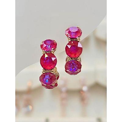 Boucles d'oreilles créoles Volare Save Zone 03 Volare Ruby Glow Silver Needle Agsss1796A (39929740)