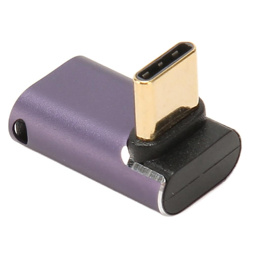 Adaptateur USB C Femelle vers USB C Mâle PD 240W 8K 60HZ Haute Vitesse 40Gbps USB4.0 C Adaptateur à Angle Droit