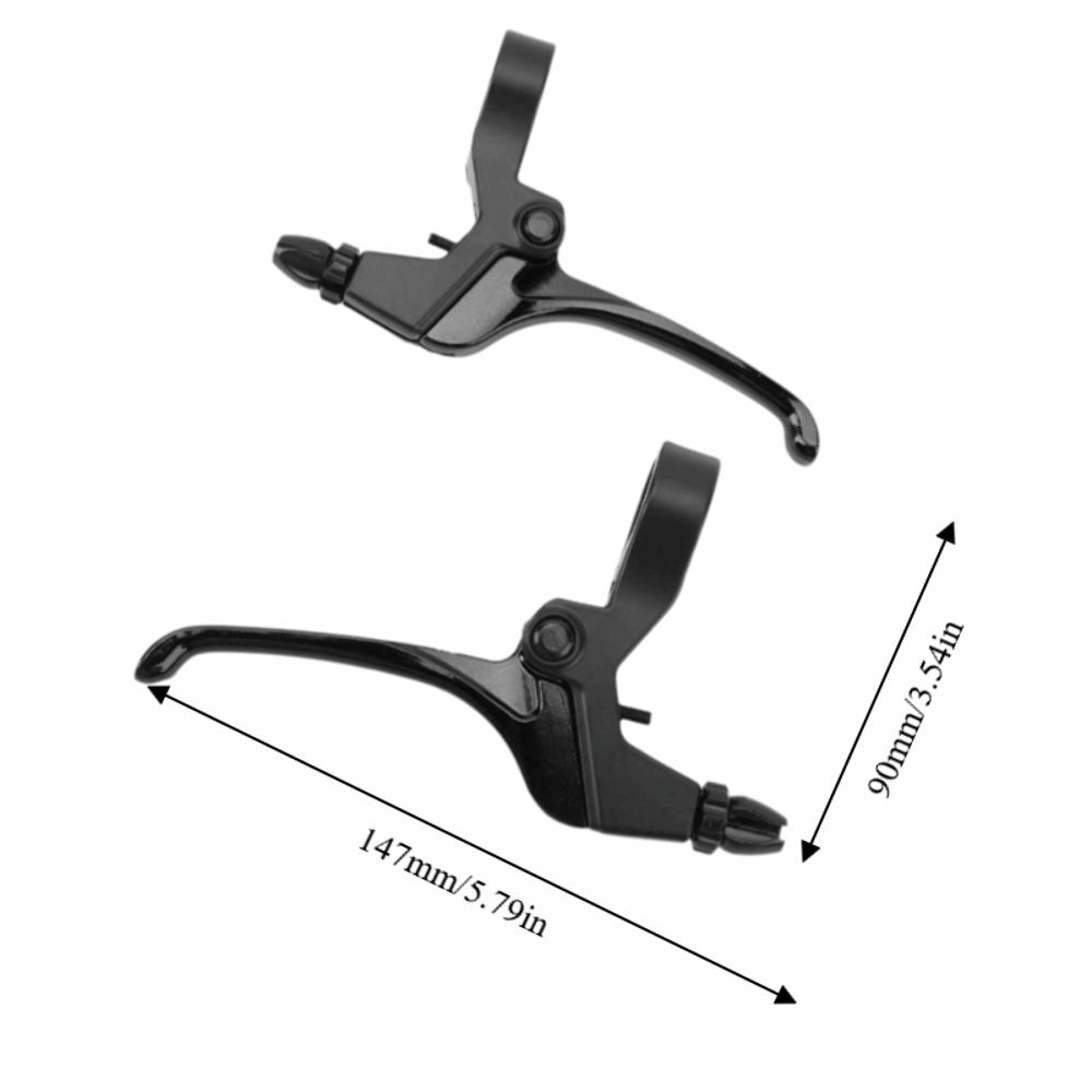 1 Pair 22.2 Diameter Bike Brake Lever Black Bike Brake Level Handles Bike Maintenance