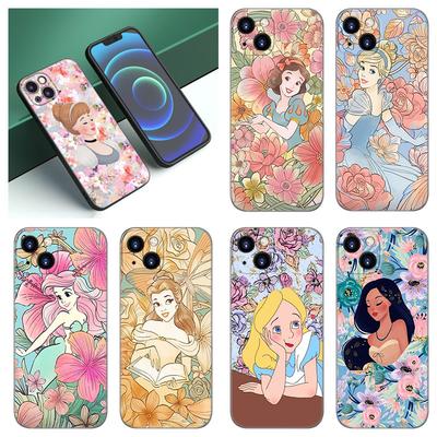 Sněhurka Princezna Jasmína Černý Silikonový Kryt na Telefon Pro Apple iPhone 12 13 Mini 11 14 15 Pro Max 7 8 Plus X XR XS SE 2020 2022