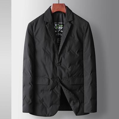 Autumn and Winter 90 Gray Duck Down Youth Warm Business Casual Light Suit Version Down Jacket