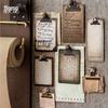MòMòBái Retro Kraft Paper Stickers: Handmade Decorative Collage in 6 Styles