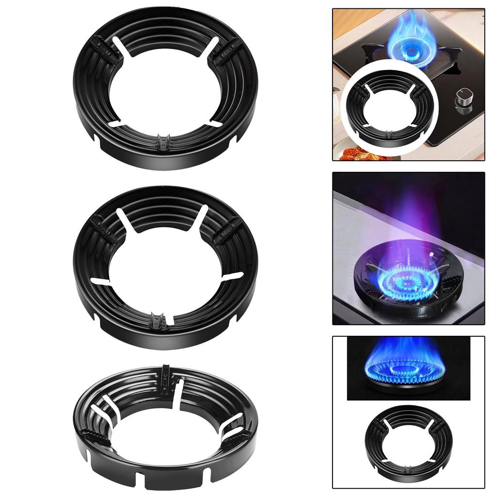 Saving Lid Wok Rack Rings, Multifunction Bottom Energy Rings for Kitchen Kettles