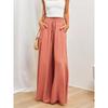 Wide Leg Drawstring Pants, Casual Loose Slant Pockets Pants For Spring & Summer, Women's Clothing