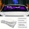 1Pcs Dewy Daisy Pattern Windshield Sunshade UV Rays Heat Blocker Keeps Vehicle Cool Unique Design Fit Sedans SUVs Trucks RVs