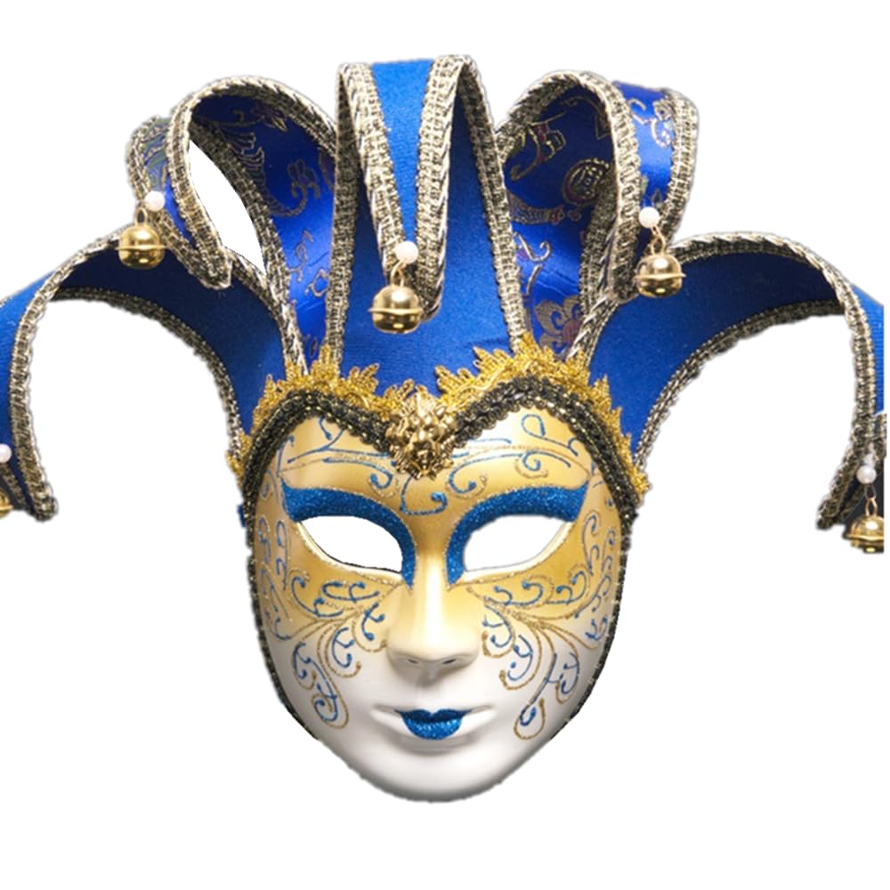 Maschera Veneziana per Feste Maschera di Carnevale Artistica Comoda Maschera Cosplay Joker Romana Per Mascherata Festa di Halloween Ballo