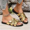 Summer New Women Slippers Flat Bottom Non-slip Outdoor Open Toe Beach Female Sandals Sexy Design Slides Woman Shoes