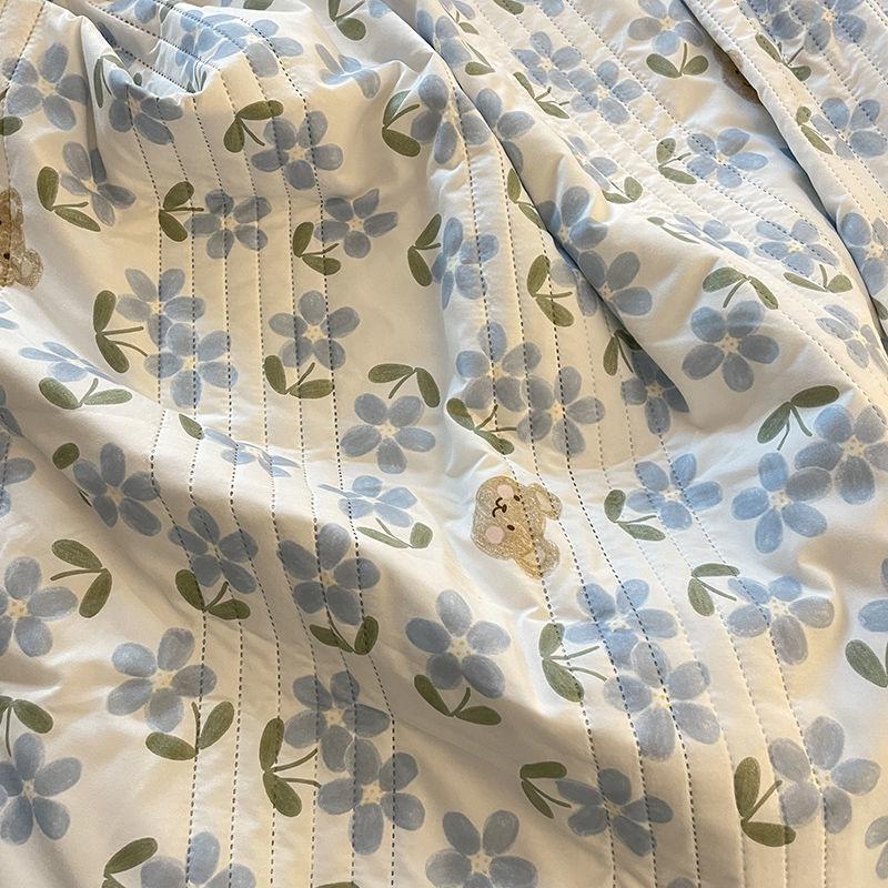 Cuvertură de pat cu spălare mecanică Cuvertură subțire Cuvertură de vară Cuvertură de pat dublă cu un singur pat Pătură de pat cu aer condiționat