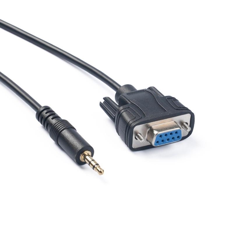 DB9 9Pin Female To 3.5mm Male Plug Serial Cable RS232 To 1/8Inch Conversion Cord for Music Devices 180cm/70.87inch