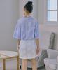 Jun Jun Space Flower Appliqué Mini Skirt_White