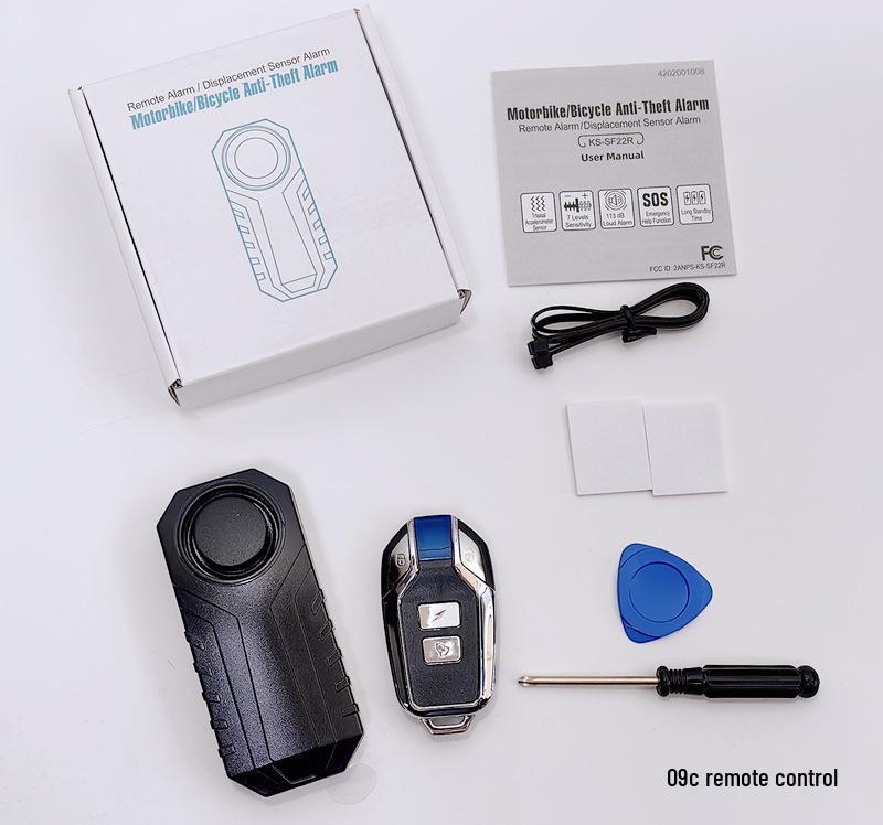 Cross-border Wireless Bicycle Anti-theft Alarm with Remote Control and Vibration Sensor SF22R