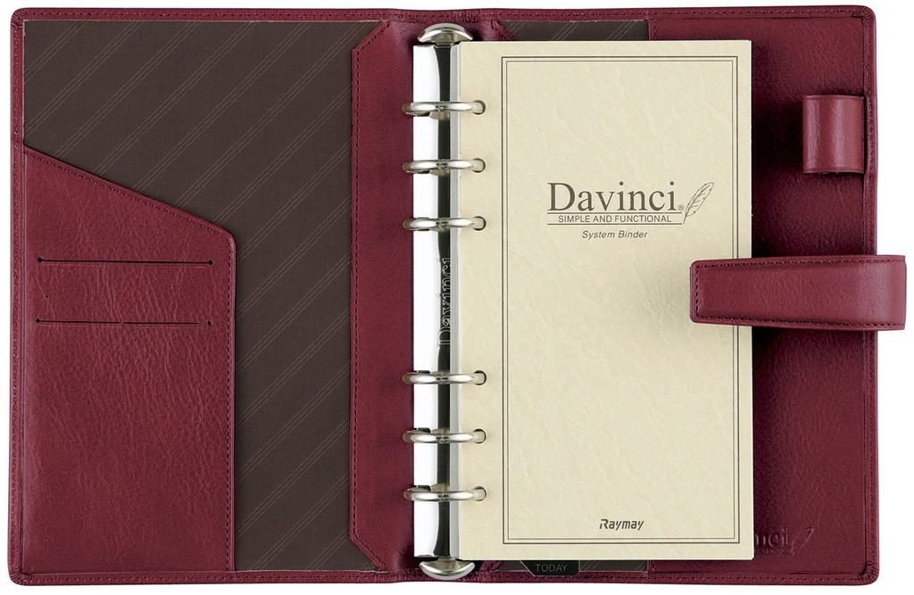 Raymay Fujii System Organizer Da Vinci Standard Bible Wine DB3005Z