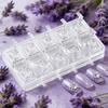 Non Magnetic Acrylic Nail Holder Safe for Electronic Devices Lightweight and Portable with Sturdy Base Easy Clean