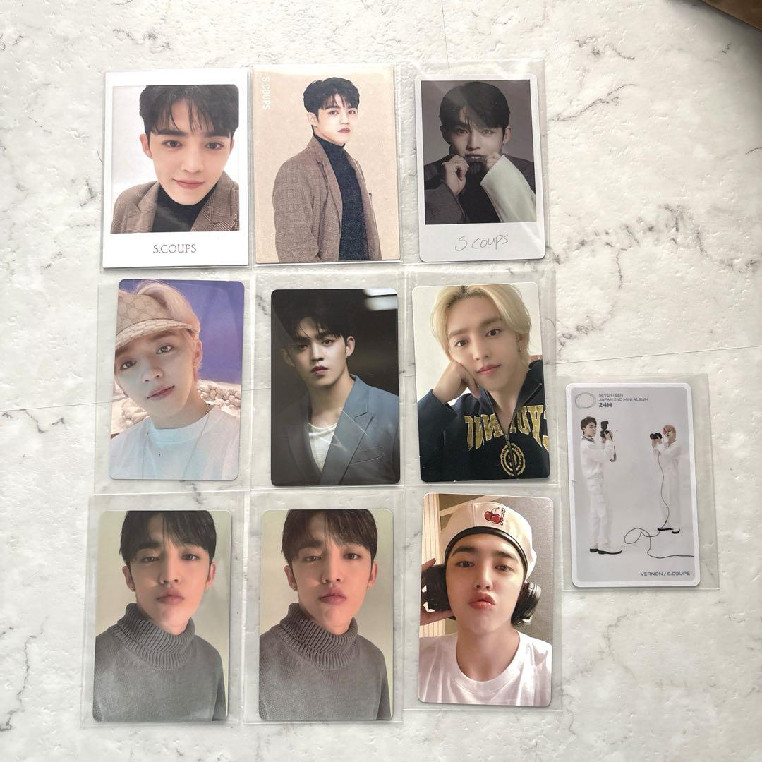 

[USED] SEVENTEEN S.Coups (Seungcheol) 9 trading cards & 1 M card set