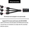 4x 8-Pin to 16-Pin Graphics Card Power Cable Adapter for RTX 5070/4080