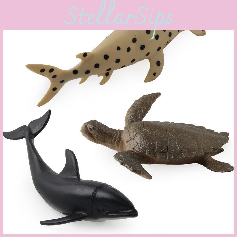 Stunning Pvc Marine Animal Models Featuring Shark Whale Dolphin Penguin Decor