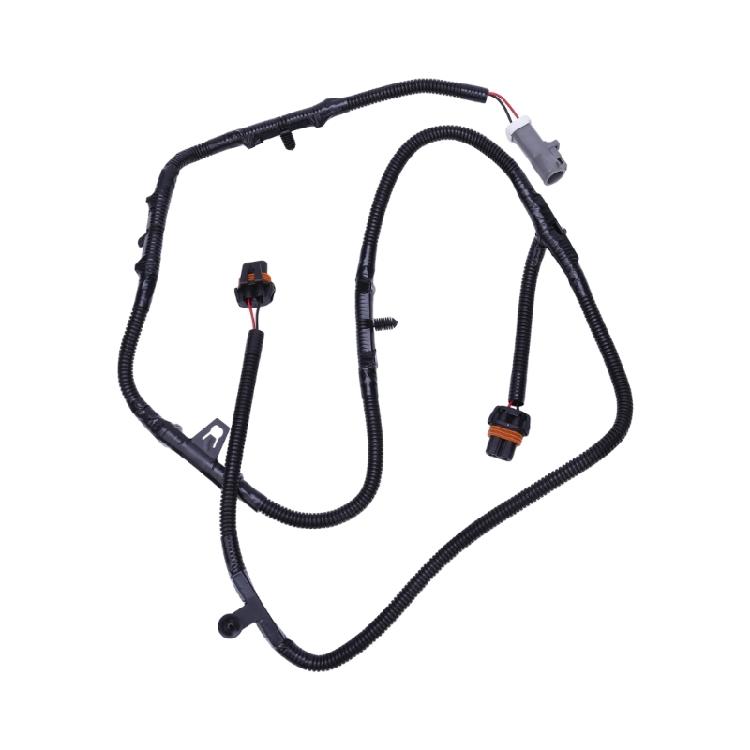 Headlight Wiring Replacement Assembly 5C3Z15A211BA for the Stated Vehicle Family, with Branched Wiring and Multiple Integrated Mounting Clips