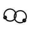1 paar 16G Stainless Steel Hoop Captive