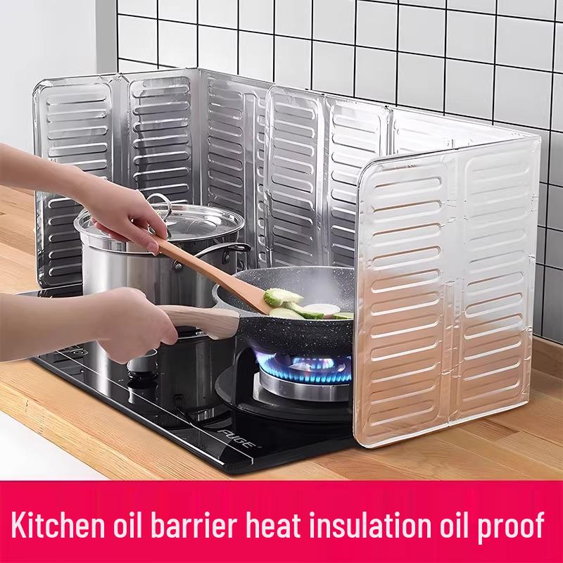 

Захист від бризок кухонної олії - Конструкція з подвійним відбивачем для газових плит