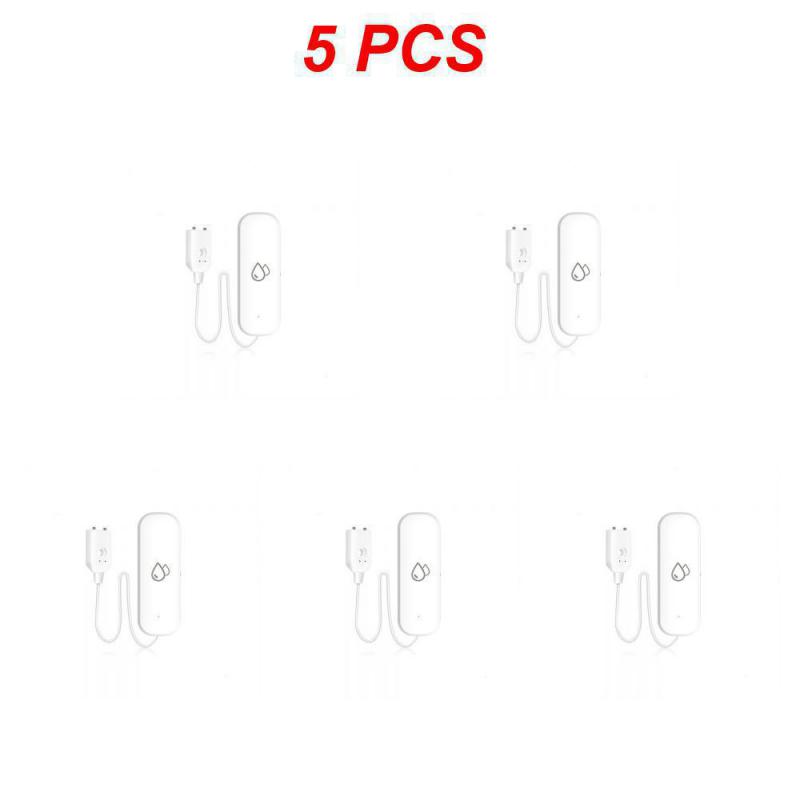 Tuya Water Leakage Sensor Detector Independent WiFi Flood Water Leak Sensor Home Protection Alarm System Smart Life APP Control