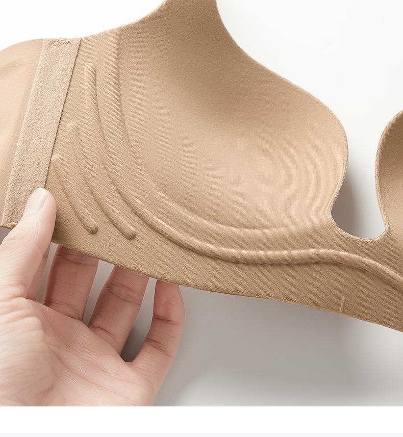 Seamless Lift Goddess Bra: Women's Small Bust, Summer Thin Style, Side Bust Control, Anti-Sagging, Sexy Half Cup.