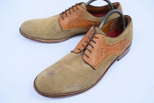 

Винтажные 80-90-е США / Johnston & Murphy Замшевые туфли-седло Бежевые 30.0см Конструкция Маккея