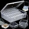 Transparent Bean Storage Box Set, Independent Small Box That Can Be Split, Suitable for Carrying and Creating On The Go