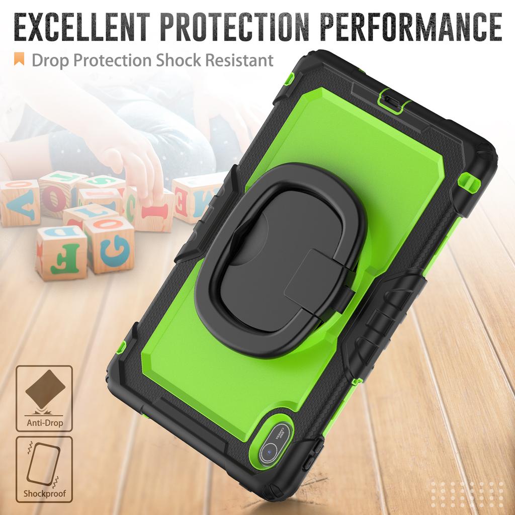 For Huawei MatePad SE 11 Kickstand Case PC + Silicone Tablet Cover with Shoulder Strap