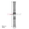 20mm 22mm Edelstahlarmband Mode Silber Neu Smart Universelles Uhrenarmband für Damen Herren Uhrenarmbänder Correas Uhrenzubehör