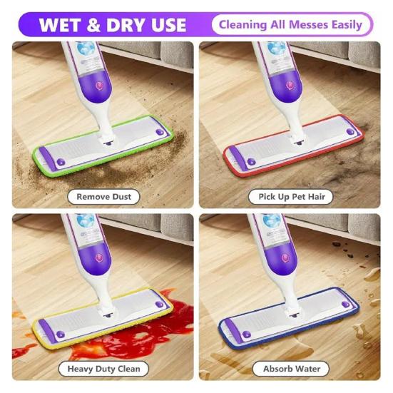 1/4Pcs Mop Pad Efficient Performance Wet/Dry Cleaning Trawl Pads Pet