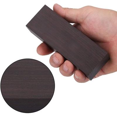 Portable 120*40*25mm Ebony Lumber DIY Material Multi-application Ebony Wood Instruments Tools Blank Ebony Wood