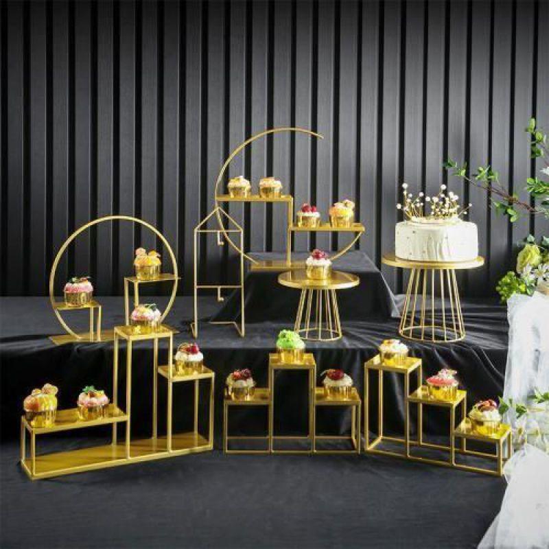 European Dessert Table Stand Set: Elegant Wedding Ornament for Cakes, Pastries, Buffets & Tea Towers