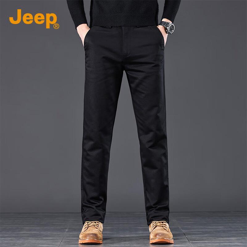 

Jeep Men s Straight-Leg Business Casual Trousers 42