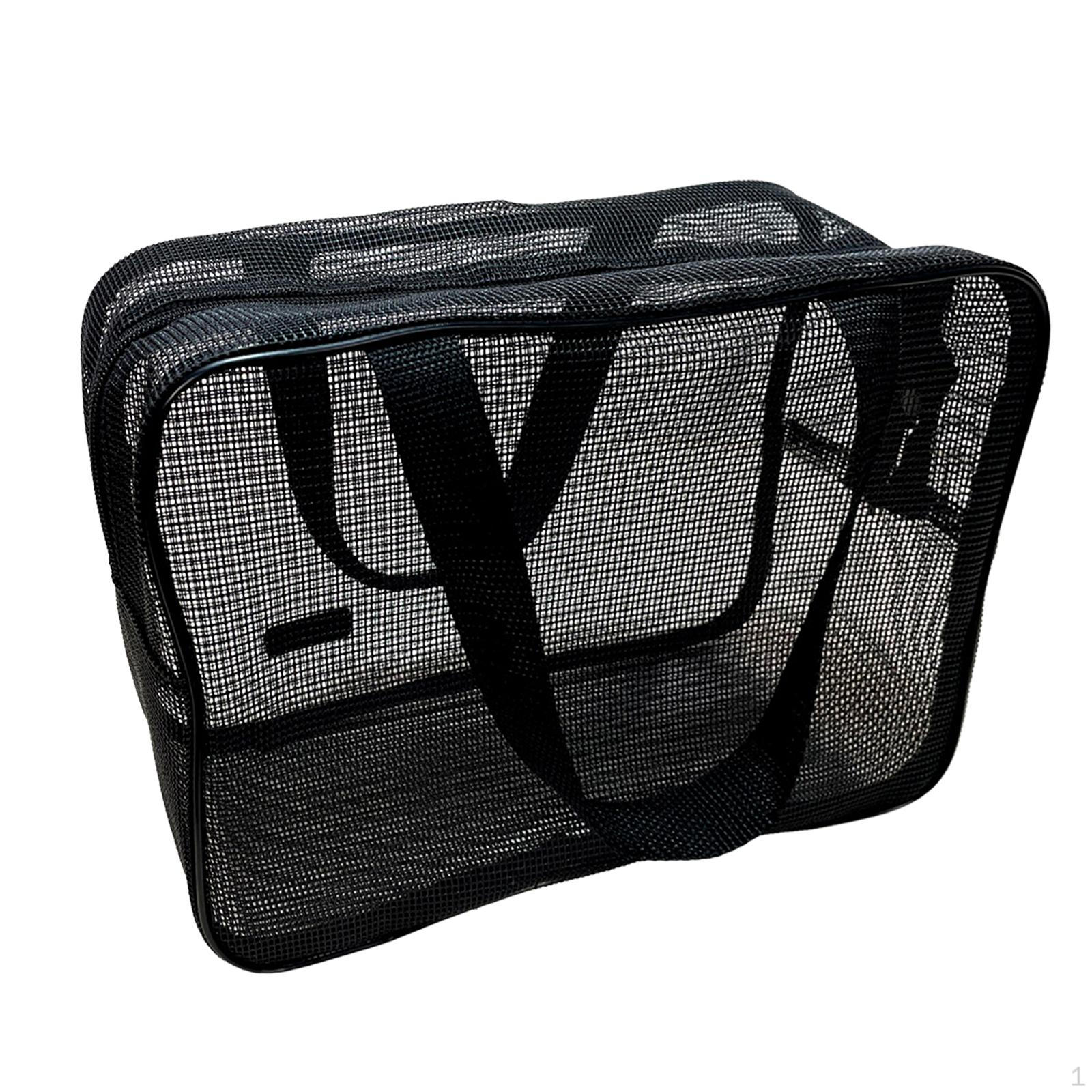 Compact Travel Toiletry Bag with Zipper Pouch and Carrying Straps - Durable Storage Solution for 25x11x16cm