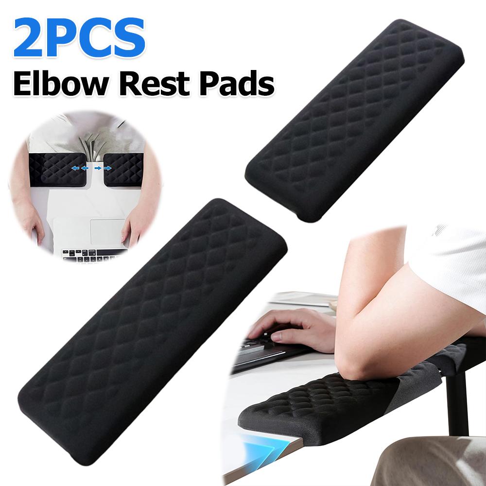 2 Pack L-Shaped Desk Elbow Pad Keyboard Wrist Rest Pad Ergonomic Wrist Support Cushion for Gaming Office Computer PC Painting